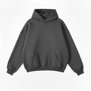 Sweat à capuche oversize pour homme, style streetwear, coupe lâche, 100 % coton, chaud pour l'hiver, avec poches - Product Image 5