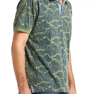 Chemise de golf en sublimation respirante de haute qualité pour l'été, dernier modèle, couleur orange unie, t-shirt polo en sublimation - Product Image 6