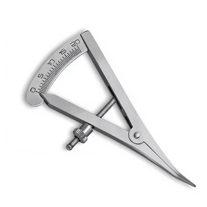 Calibrador Castroviejo Angulado de 3.5 Pulgadas, Instrumento de Medición para Mapeo Óseo Pequeño, Escala de 0-20mm, Precisión Dental, Quirúrgico, Ortopédico - Product Image 5
