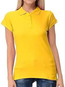 เสื้อโปโลผู้หญิง ผ้าคอตตอนพรีเมียม ระบายอากาศได้ดี แขนสั้น ทรงเข้ารูป สวมใส่สบาย เหมาะสำหรับใส่ทำงานหรือลำลอง รับสกรีนโลโก้ - Product Image 4