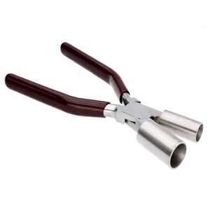 Alicates de doble cilindro de acero inoxidable INTENSE SURGICAL INSTRUMENTS para formar grandes curvas en joyería de metal plano - Product Image 1