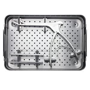 9 Pcs Orthopedic Rib Plate Instrument Set Hospital Grade Trauma Fixation Kit Stainless Steel Surgical <b>Tools</b> CE ISO Certified - Product Image 4