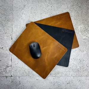 Anti Scratch Real Leather Mousepad <b>Large</b> Size Personalized Executive Writing <b>Pad</b> Non Slip Base Mat LMP-0029 - Product Image 3