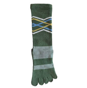 Chaussettes de football antidérapantes à 5 doigts pour jeunes, chaussettes de sport à la cheville pour la course, la gym et le fitness, 100% coton, séchage rapide, Vietnam - Product Image 4