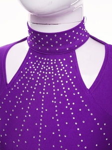 Ropa de baile de entrenamiento para niños de 6 a 16 años, traje de baile de escenario de patinaje artístico para niñas, ropa de gimnasia para niños, leotardos, ropa de actuación - Product Image 3