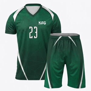 Uniforme de Voleibol Corto para Hombre, Material Ligero de Primera Calidad, Tecnología Avanzada de Gestión de Humedad, Secado Rápido, Nombre del Equipo Personalizado - Product Image 1
