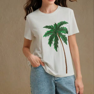 Sustainable Stylish Women's Satin One-Piece Cami Tank <b>Top</b> Short Length Dazzling Beaded Hollow Sexy Heart Design Breathable - Product Image 1