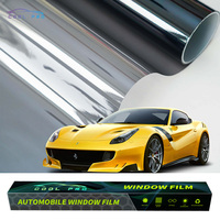 Film teinté pour vitres de voiture en PET nano carbone à changement de couleur, anti-rayures, 2 plis, avec isolation thermique pour vitres de voiture