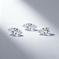 Hochwertiger 3,00 x 1,50 mm Marquise-Schliff, Farbe D–F, Reinheit VVS2–VS1, Premium Brillantschliff, loser Stein, feine Verarbeitung
