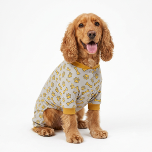 Custom <b>Pet</b> <b>Brushed</b> Fleece Pullover Hoodie Embroidered Patch Stars/Moons Pattern Classic Design All-Season Machine Washable - Product Image 1