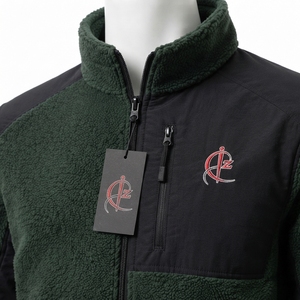 Veste en polaire thermique, tissu isolant chaud, construction douce au toucher, fermeture éclair intégrale, vêtements d'extérieur confortables pour l'hiver, OEM - Product Image 5