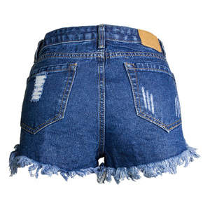 Wholesale Top Tier Trending Women <b>Denim</b> Shorts Sexy Boyfriend Premium Breathable Fabric High Waist <b>Stretch</b> Summer Fashion - Product Image 2