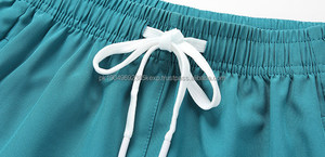 Pantalones cortos de playa negros de LICRA y poliéster de verano para hombre al por mayor, pantalones cortos deportivos de secado rápido con logotipo personalizado de alta calidad, pantalones cortos informales para hombre - Product Image 3