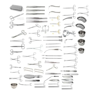Ensemble d'instruments chirurgicaux pour la chirurgie plastique, abdominoplastie (tirette abdominale), acier inoxydable, manuel, certifié CE ISO - Product Image 1