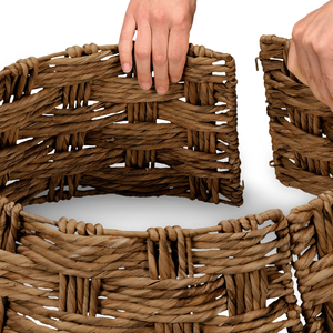 Collar para árbol de Navidad de jacinto tejido a precio económico, decoración navideña rústica estilo bohemio, anillo para árbol de Navidad, entrega rápida desde Vietnam - Product Image 2