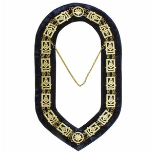 Masonic Chain <b>Collar</b> Premium <b>Metal</b> Design With Detailed Perfect For Formal Regalia Events Elegant Finish Durable Quality - Product Image 1