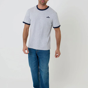 Camiseta Ringer de Estilo Profesional con Diseño de Cuello en Contraste para Atuendos Casuales y Uso Diario - Product Image 3