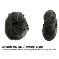 Chignon synthétique coréen pour femme, extension de chignon élastique, postiche pour chignon ou coiffure relevée (A-3)