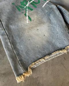 Shorts en jean personnalisés pour hommes, en pur coton, style droit, vêtements de marque d'été, fabriqués au Pakistan pour garçons - Product Image 5