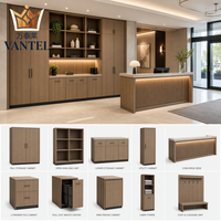 Mobilier d'hôtel commercial contemporain Vantel pour la réception, la salle d'attente et les espaces de repos
