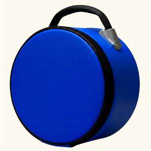 Estuche para Fez Masónico de Cuero Vacuno Auténtico - Bolsa de Regalia Resistente - Caja de Almacenamiento de Lujo para Logia Masónica MFC-0021 - Product Image 4