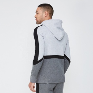 Ensemble de survêtements sportifs pour hommes, personnalisés, tendance, 2 en 1, en coton imprimé, en molleton épais, respirant et écologique - Product Image 4