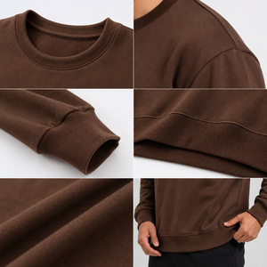 เสื้อสเวตเชิ้ตคอกลมผู้ชาย แขนยาว เนื้อผ้าทนทาน เหมาะสำหรับใส่เลเยอร์กับกิจกรรมลำลองและงานสั่งทำพิเศษ - Product Image 5