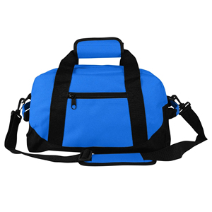 Bolsa de Lona Unisex Azul de Poliéster, Forma Ovalada, Cierre de Cremallera, Múltiples Compartimentos, Resistente al Agua, Gran Capacidad de 20-36L para Viajes - Product Image 5