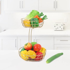 Farmhouse Daily Fresh Fruits <b>Basket</b> <b>Gold</b> Coated Beautiful <b>Basket</b> Arabic Wedding Gift <b>Storage</b> <b>Basket</b> - Product Image 5