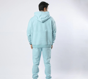 Conjunto Deportivo de Invierno Personalizado para Hombre, Pantalones Jogger y Sudadera con Capucha, Transpirable, de Secado Rápido, Corte Regular, Peso Medio, con OEM - Product Image 3