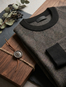 T-shirt à manches longues rayé pour homme – Mélange de coton de qualité supérieure, col rond, vêtement décontracté pour un confort quotidien - Product Image 4