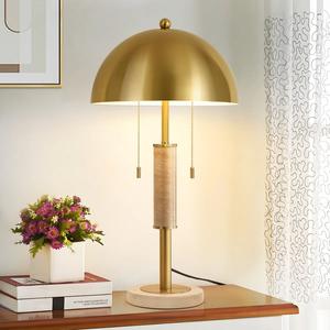 Lámpara de Mesa de Latón Hecha a Mano con Patrón Grabado para Decoración Clásica de Mesa - Product Image 6