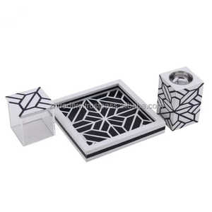 Juego de quemador de incienso con incrustaciones de perlas de lujo artístico hecho a mano con conchas de nácar Ideal Ramadán Eid Y REGALOS FESTIVOS - Product Image 2