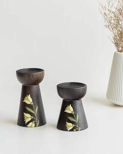 Hot Sale Premium Wooden Candle <b>Holder</b> Decorative Candle Stand <b>Candlestick</b> <b>Holder</b> for Wedding Dining Party Home Table At Low Cost - Product Image 1