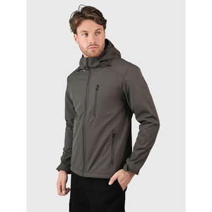 Veste Softshell Homme Personnalisée à Capuche, Coupe Vente Chaude, Coupe-vent, Fermeture Éclair, Coupe Droite, Idéale Hiver et Activités Extérieures, Prix de Gros Abordable - Product Image 5