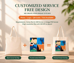 Borsa Tote in Tela di Grande Capacità, Versatile Borsa a Spalla Casual con Tasca Interna con Cerniera per Shopping, Matrimoni e Promozioni - Product Image 6