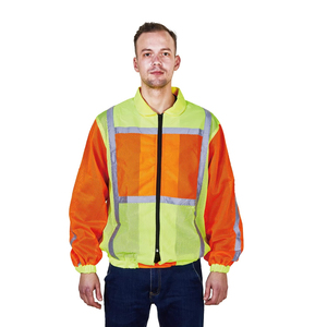 Veste softshell polaire haute visibilité pour hommes, vêtements de travail pour la construction, fabrication sur mesure OEM, vestes de travail pour hommes en vente en ligne - Product Image 6