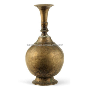 Brass Luxury Stylish Royal Flower <b>Vases</b> and Pots for Wedding Living Room Hammered Iron Antique Metal Flower Pots and Centrepiece - Product Image 4