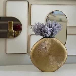 Modern Metal Flower Vase For Table Centerpieces Home Decor And Chic Floral Styling Needs - Product Image 2