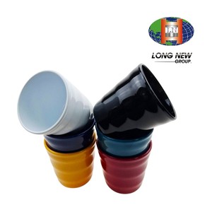 LONGNEW Eco-Friendly Reusable PET Plastic Cups | Custom Molded Wavy Grip Drinking Cups | Made in Taiwan - Product Image 2