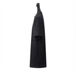 T-shirt formel pour homme en polyester et coton, anti-plis, anti-bouloches, respirant, écologique, à manches courtes, décontracté et professionnel - Product Image 3