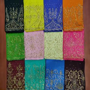 Nouveauté : Gorgora somalien de qualité supérieure, travail artisanal, avec pierres et tissu satiné, pour robe de mariée. - Product Image 1