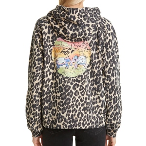Sweat-shirt à capuche tie-dye pour femme, manches longues, tricoté, respirant, décontracté, pour l'automne - Product Image 5