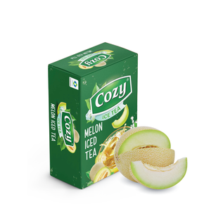 Échantillons Gratuits – Poudre de Boisson Instantanée Aromatisée aux Fruits – Meilleur Thé Instantané – Boîtes en Papier Duplex Personnalisées pour Emballage de Thé – Poudre de Melon - Product Image 1