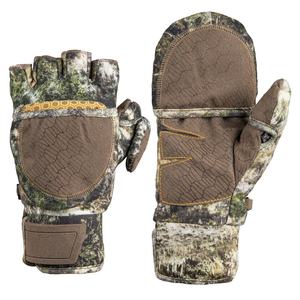 Waterproof Camo Hunting <b>Gloves</b> Convertible Fingerless Mittens Tactical Fleece Thermal Shooting Winter Outdoor Archery <b>Gloves</b> - Product Image 1