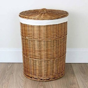 Cesta de mimbre ecológica de estilo tradicional artesanal con asas para decoración del hogar, almacenamiento, diseño multifuncional, hecho en Vietnam - Product Image 4