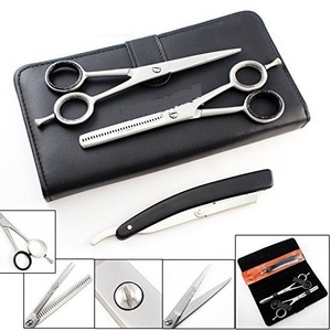Juego de Tijeras de Peluquería Profesionales Nuevas, Kit de Tijeras de Acero Inoxidable para Peluquería, Tijeras de Barbero para el Hogar - Product Image 2