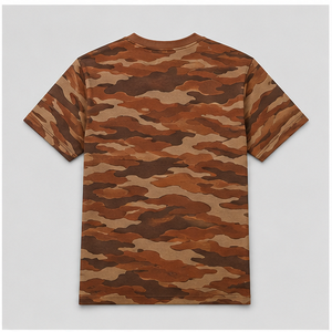 Camiseta de Manga Corta para Hombre con Estampado de Camuflaje Canyon Rust Broken Contour, MTS-CAMO-0007 - Product Image 4