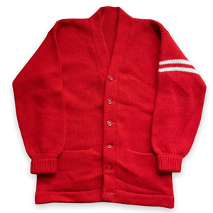 Cárdigan Informal Cómodo de Punto Holgado con Logotipo de Letras Griegas, Suéter Universitario para Mujeres, con Decoración de Botones - Product Image 1