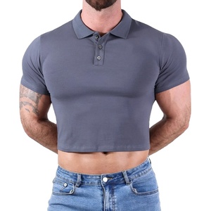 Polo T-shirt Homme Coupe Slim Entièrement Personnalisé en Polyester Spandex, Polo de Compression Court, Polos pour Festival LGBT - Product Image 1